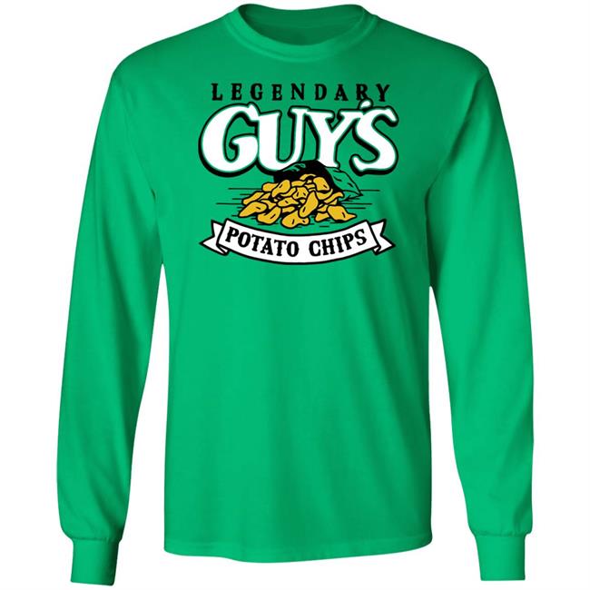 Guy's Legendary Potato Chips Tee Shirt Guy's Charlie Hustle Guys Snacks Merchandise Guy's Legendary Potato Chips Tee Shirt Guy's Charlie Hustle Guys Snacks Merchandise