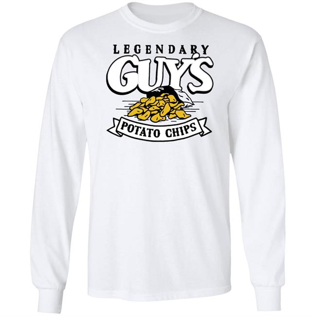 Guy's Legendary Potato Chips Tee Shirt Guy's Charlie Hustle Guys Snacks Merchandise Guy's Legendary Potato Chips Tee Shirt Guy's Charlie Hustle Guys Snacks Merchandise