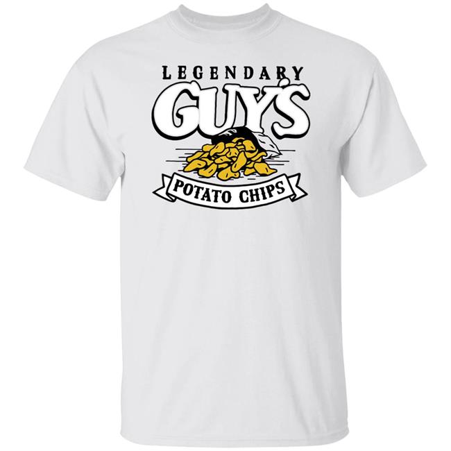 Guy's Legendary Potato Chips Tee Shirt Guy's Charlie Hustle Guys Snacks Merchandise Guy's Legendary Potato Chips Tee Shirt Guy's Charlie Hustle Guys Snacks Merchandise