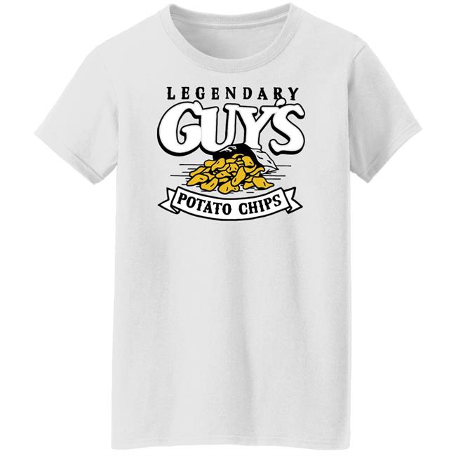 Guy's Legendary Potato Chips Tee Shirt Guy's Charlie Hustle Guys Snacks Merchandise Guy's Legendary Potato Chips Tee Shirt Guy's Charlie Hustle Guys Snacks Merchandise