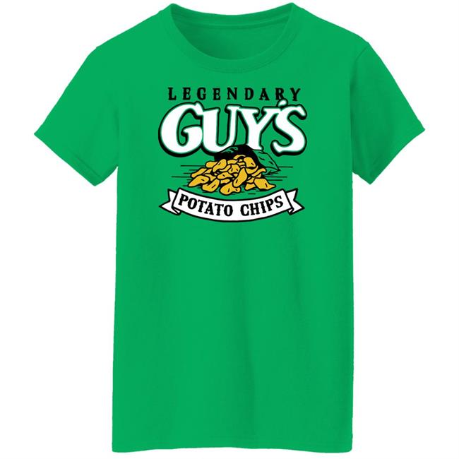 Guy's Legendary Potato Chips Tee Shirt Guy's Charlie Hustle Guys Snacks Merchandise Guy's Legendary Potato Chips Tee Shirt Guy's Charlie Hustle Guys Snacks Merchandise