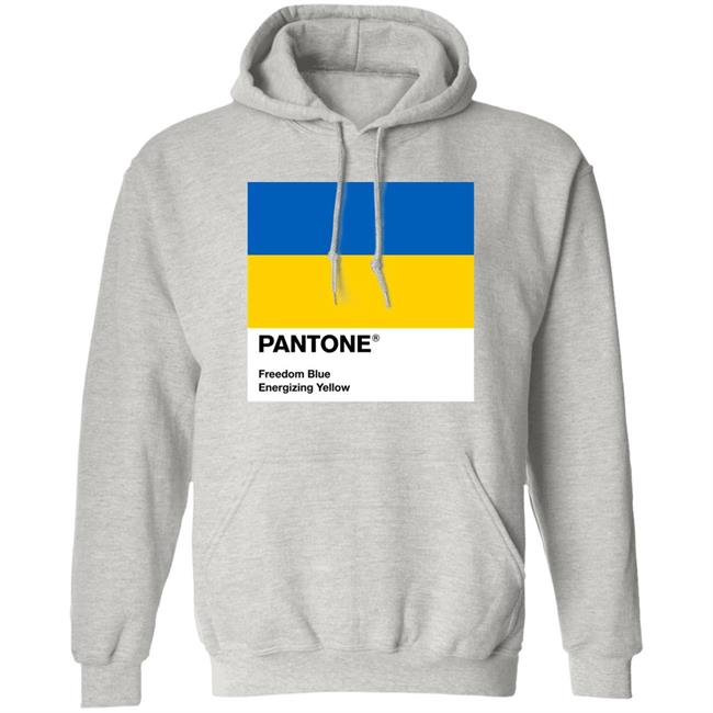 Pantone Freedom Blue Energizing Yellow Shirt Pantone Freedom Blue Energizing Yellow Shirt