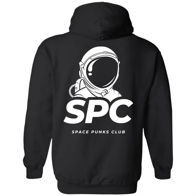Space Punks Club Merch Space Punks Club Black & White Series Hoodie Space Punks Club Merch Space Punks Club Black & White Series Hoodie
