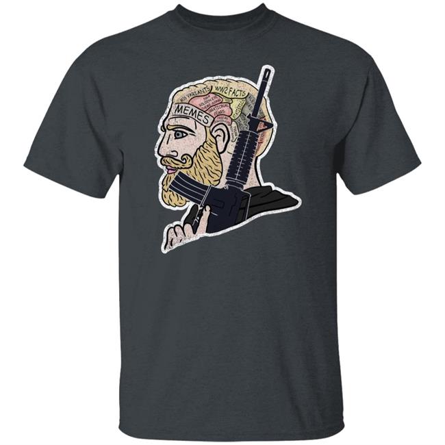 Chad Phrenology Memes T Shirt Ballistic Ink Merch Iraqveteran8888 Chad Phrenology Memes T Shirt Ballistic Ink Merch Iraqveteran8888