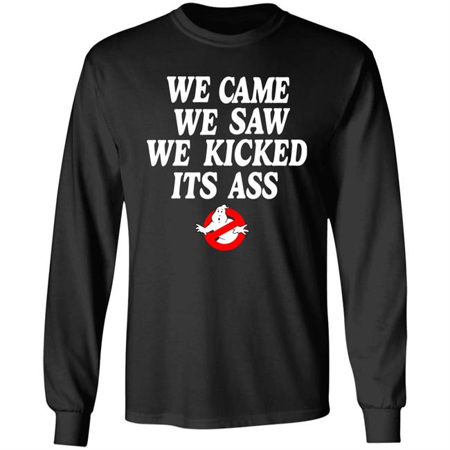 Chelsea Green Ghostbusters We Came We Saw We Kicked Its Ass T Shirt Homage Merch Chelsea Green Ghostbusters We Came We Saw We Kicked Its Ass T Shirt Homage Merch