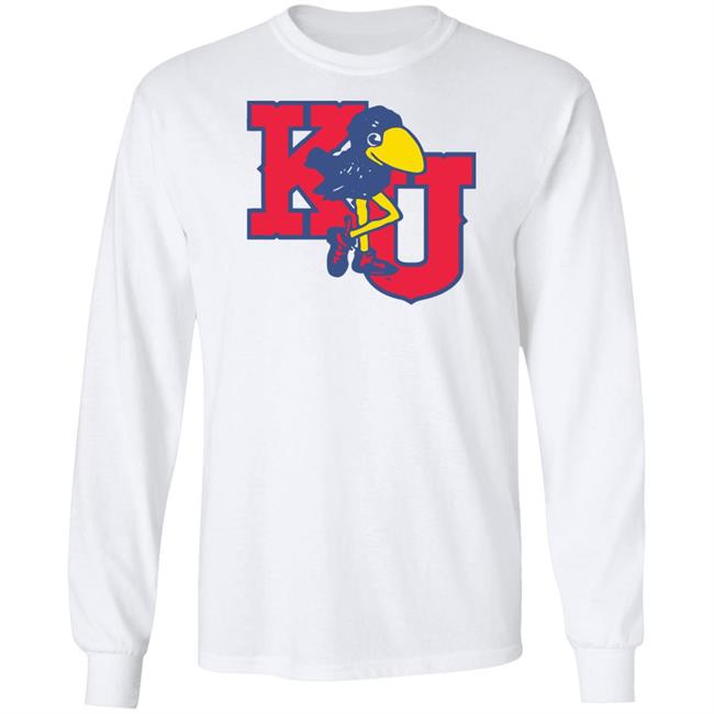 Homefiel Vintage Long Leg Jayhawk Sweatshirt Hoodie Homefiel Vintage Long Leg Jayhawk Sweatshirt Hoodie