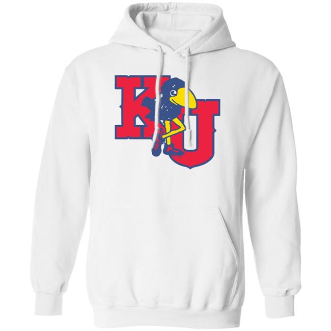 Homefiel Vintage Long Leg Jayhawk Sweatshirt Hoodie Homefiel Vintage Long Leg Jayhawk Sweatshirt Hoodie