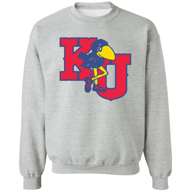 Homefiel Vintage Long Leg Jayhawk Sweatshirt Hoodie Homefiel Vintage Long Leg Jayhawk Sweatshirt Hoodie