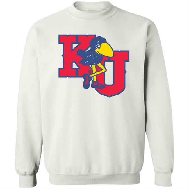 Homefiel Vintage Long Leg Jayhawk Sweatshirt Hoodie Homefiel Vintage Long Leg Jayhawk Sweatshirt Hoodie