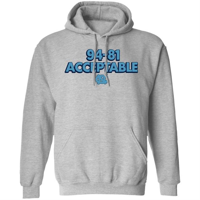 North Carolina Basketball 94-81 Acceptable Shirt Darren Rovell BreakingT North Carolina Basketball 94-81 Acceptable Shirt Darren Rovell BreakingT