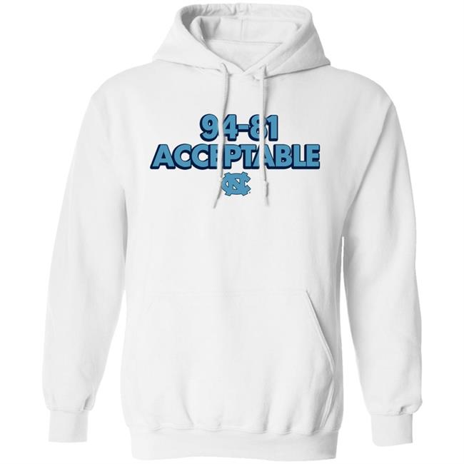 North Carolina Basketball 94-81 Acceptable Shirt Darren Rovell BreakingT North Carolina Basketball 94-81 Acceptable Shirt Darren Rovell BreakingT