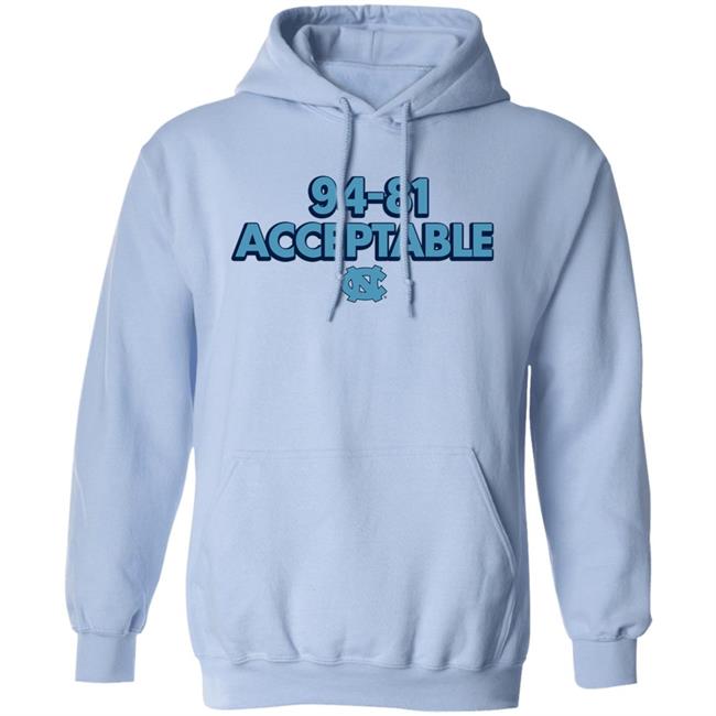 North Carolina Basketball 94-81 Acceptable Shirt Darren Rovell BreakingT North Carolina Basketball 94-81 Acceptable Shirt Darren Rovell BreakingT