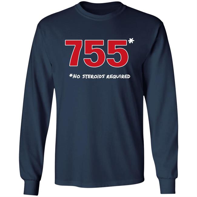 Super 70S Sports Merch Store 755 No Steroids Required Shirt Super 70S Sports Merch Store 755 No Steroids Required Shirt