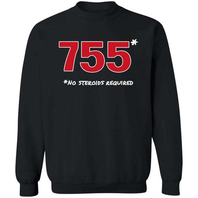 Super 70S Sports Merch Store 755 No Steroids Required Shirt Super 70S Sports Merch Store 755 No Steroids Required Shirt
