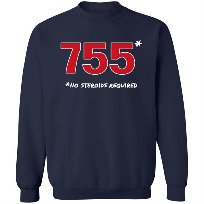 Super 70S Sports Merch Store 755 No Steroids Required Shirt Super 70S Sports Merch Store 755 No Steroids Required Shirt