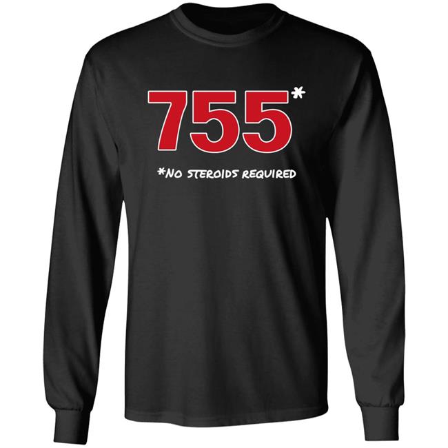 Super 70S Sports Merch Store 755 No Steroids Required Shirt Super 70S Sports Merch Store 755 No Steroids Required Shirt