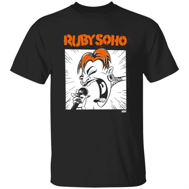 Shop AEW 2294 All Elite Wrestling Ruby Soho Scream Shirt