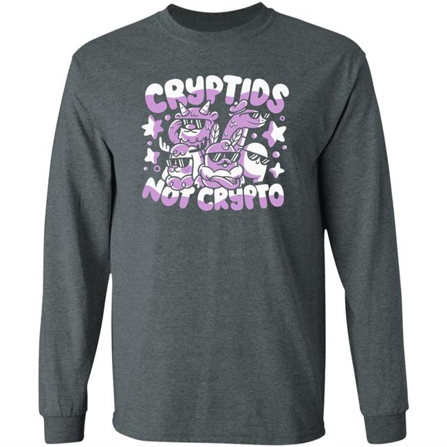 Jushmu Cryptids Not Crypto Shirt The Yetee Jushmu Cryptids Not Crypto Shirt The Yetee