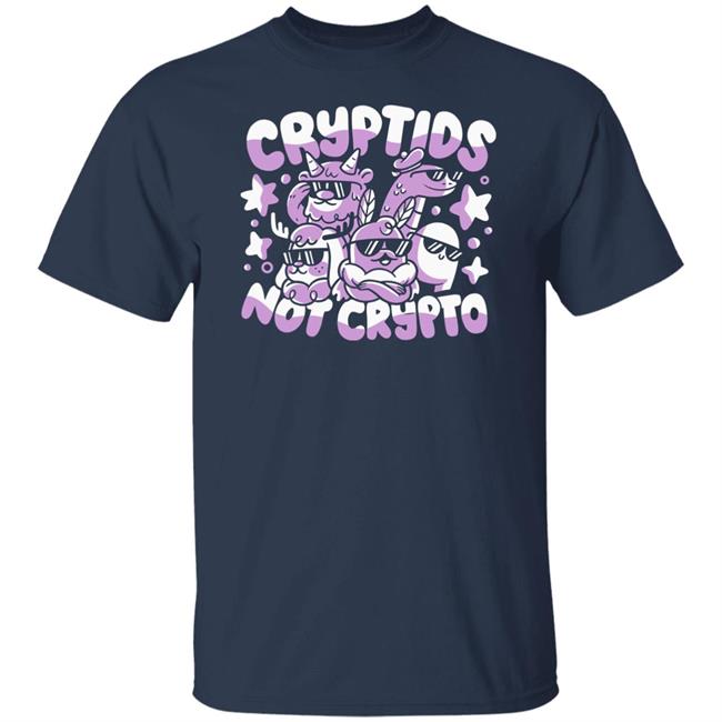 Jushmu Cryptids Not Crypto Shirt The Yetee Jushmu Cryptids Not Crypto Shirt The Yetee