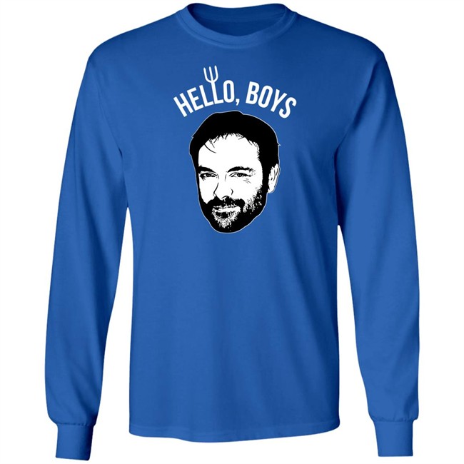 Mark Sheppard Merch Mark Sheppard Hello Boys Tee Shirt Mark Sheppard Merch Mark Sheppard Hello Boys Tee Shirt