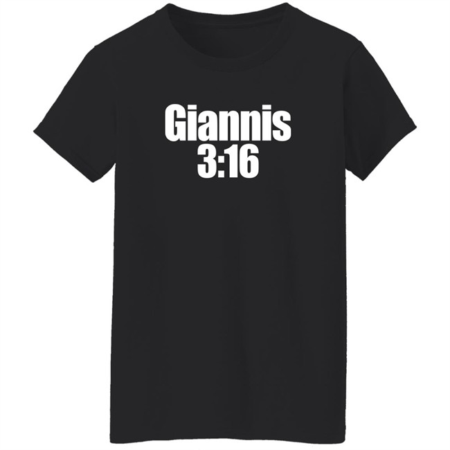 Giannis Antetokounmpo Giannis 3:16 Shirt Steve Austin BSR Giannis Antetokounmpo Giannis 3:16 Shirt Steve Austin BSR