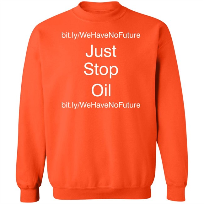 Just Stop Oil We Have Not Future Shirt Orange Premier League Everton Game Against Newcastle Just Stop Oil We Have Not Future Shirt Orange Premier League Everton Game Against Newcastle
