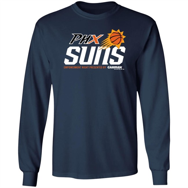 The Phoenix Suns And Mercury Merch Phx Suns Empowerment Night Presented By Carmax T Shirt The Phoenix Suns And Mercury Merch Phx Suns Empowerment Night Presented By Carmax T Shirt