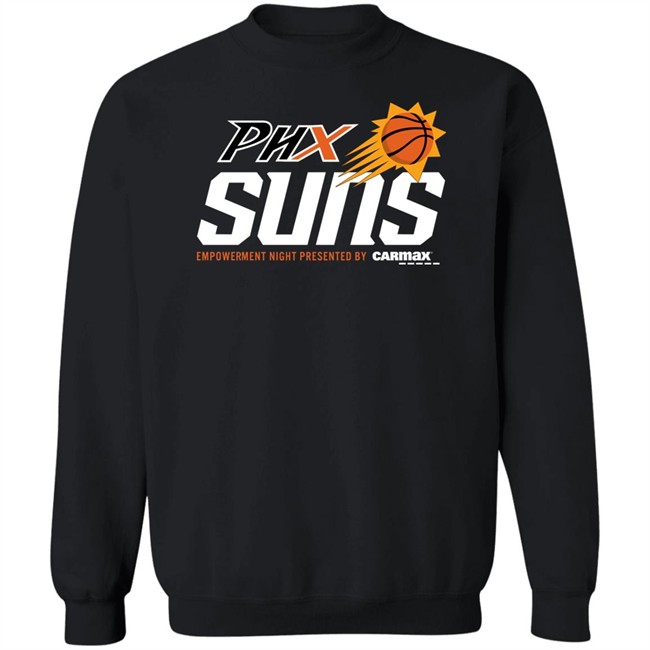 The Phoenix Suns And Mercury Merch Phx Suns Empowerment Night Presented By Carmax T Shirt The Phoenix Suns And Mercury Merch Phx Suns Empowerment Night Presented By Carmax T Shirt