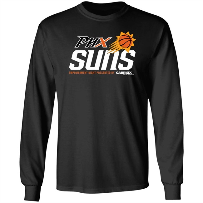 The Phoenix Suns And Mercury Merch Phx Suns Empowerment Night Presented By Carmax T Shirt The Phoenix Suns And Mercury Merch Phx Suns Empowerment Night Presented By Carmax T Shirt