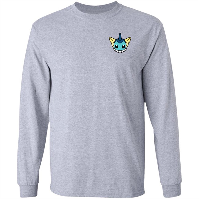 Mark Zimmerman Pokémon Vaporeon Blue T Shirt Mark Zimmerman Pokémon Vaporeon Blue T Shirt