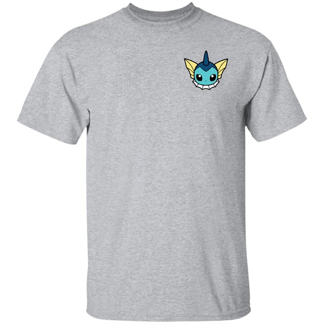 Mark Zimmerman Pokémon Vaporeon Blue T Shirt Mark Zimmerman Pokémon Vaporeon Blue T Shirt
