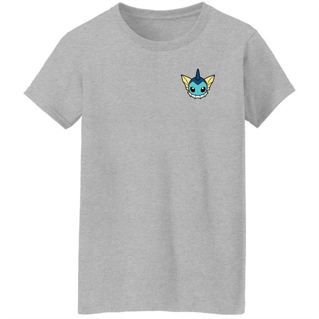 Mark Zimmerman Pokémon Vaporeon Blue T Shirt Mark Zimmerman Pokémon Vaporeon Blue T Shirt
