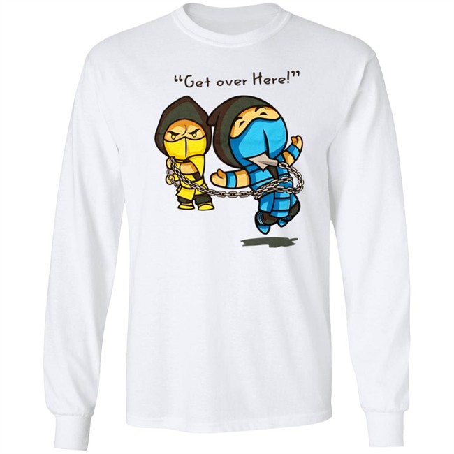 Mortal Kombat Scorpion Chibi Get Over Here Shirt The Krypt Mortal Kombat Scorpion Chibi Get Over Here Shirt The Krypt