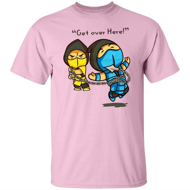 Mortal Kombat Scorpion Chibi Get Over Here Shirt The Krypt Mortal Kombat Scorpion Chibi Get Over Here Shirt The Krypt