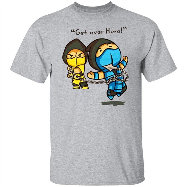 Mortal Kombat Scorpion Chibi Get Over Here Shirt The Krypt Mortal Kombat Scorpion Chibi Get Over Here Shirt The Krypt