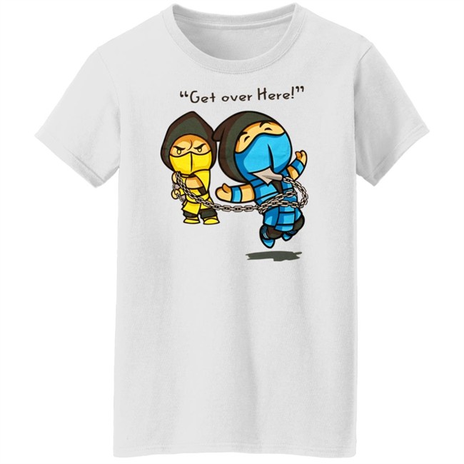 Mortal Kombat Scorpion Chibi Get Over Here Shirt The Krypt Mortal Kombat Scorpion Chibi Get Over Here Shirt The Krypt