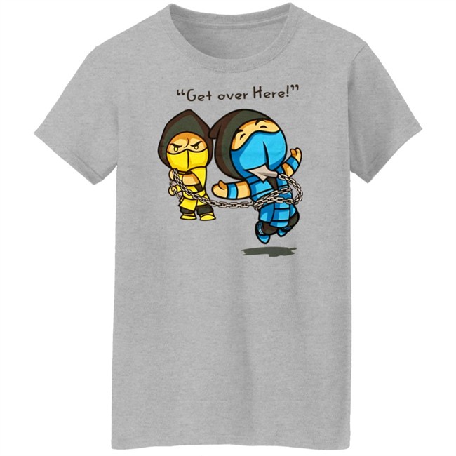 Mortal Kombat Scorpion Chibi Get Over Here Shirt The Krypt Mortal Kombat Scorpion Chibi Get Over Here Shirt The Krypt
