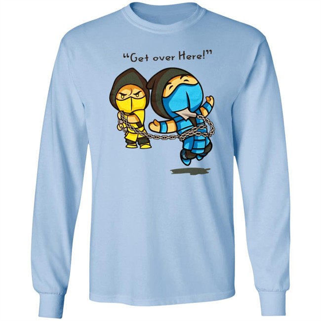 Mortal Kombat Scorpion Chibi Get Over Here Shirt The Krypt Mortal Kombat Scorpion Chibi Get Over Here Shirt The Krypt