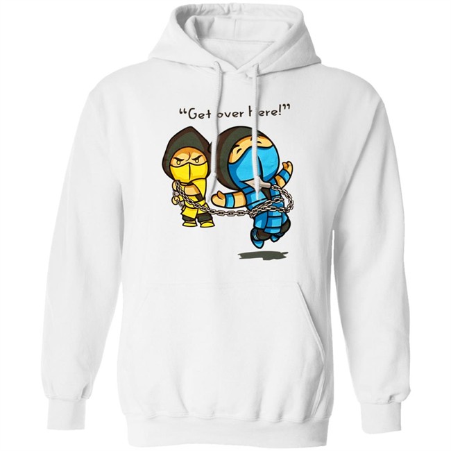 Mortal Kombat Scorpion Chibi Get Over Here Shirt The Krypt Mortal Kombat Scorpion Chibi Get Over Here Shirt The Krypt