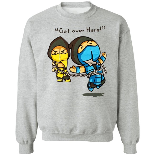 Mortal Kombat Scorpion Chibi Get Over Here Shirt The Krypt Mortal Kombat Scorpion Chibi Get Over Here Shirt The Krypt