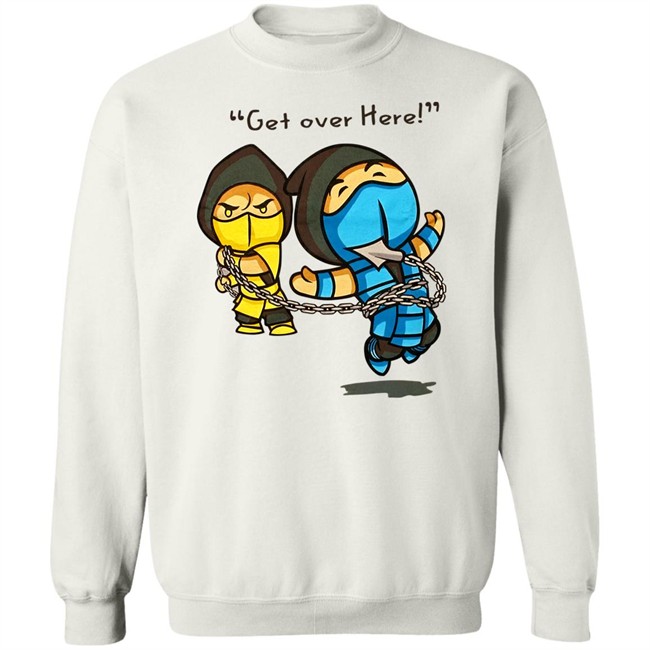 Mortal Kombat Scorpion Chibi Get Over Here Shirt The Krypt Mortal Kombat Scorpion Chibi Get Over Here Shirt The Krypt