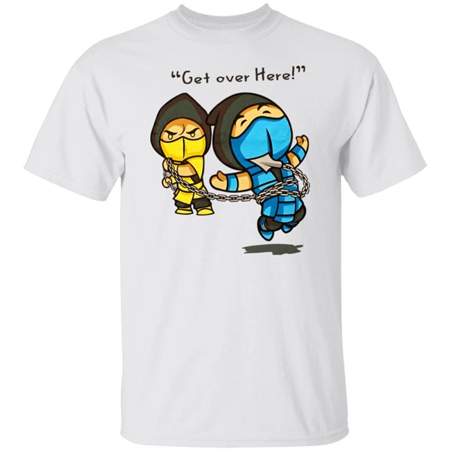 Mortal Kombat Scorpion Chibi Get Over Here Shirt The Krypt