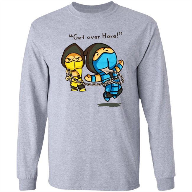 Mortal Kombat Scorpion Chibi Get Over Here Shirt The Krypt Mortal Kombat Scorpion Chibi Get Over Here Shirt The Krypt
