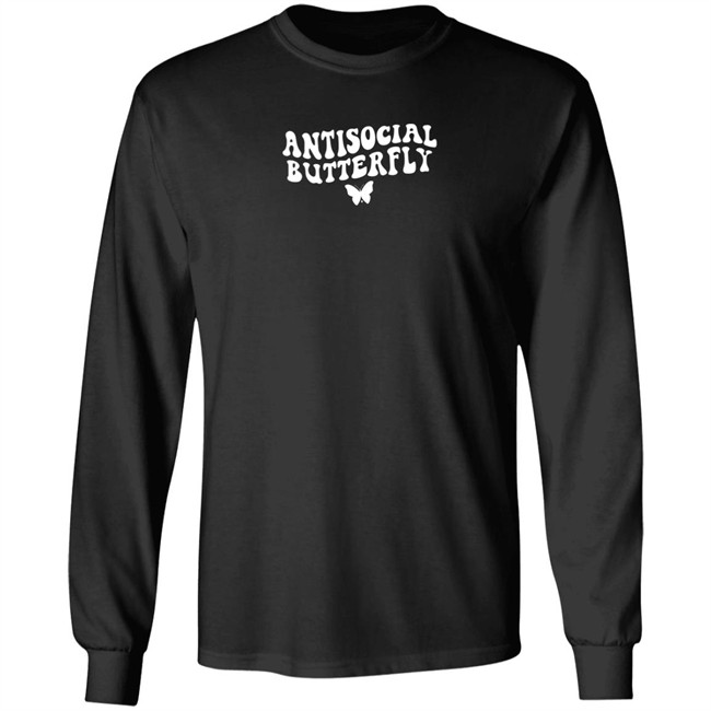 Andrea Russett Antisocial Butterfly T Shirt Andrea Russett Antisocial Butterfly T Shirt