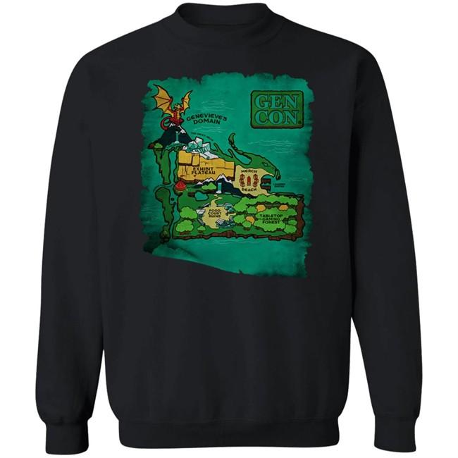 Gen Con Island Map Shirt Rollacrit Merch Gen Con Island Map Shirt Rollacrit Merch