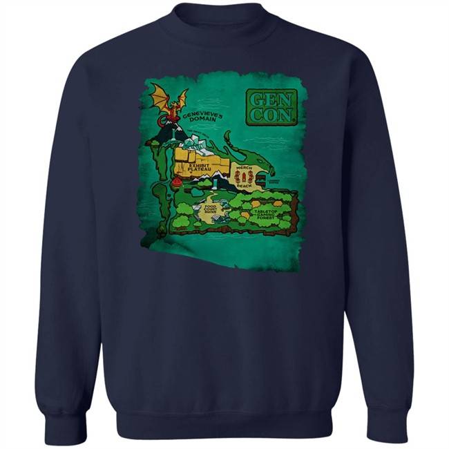 Gen Con Island Map Shirt Rollacrit Merch Gen Con Island Map Shirt Rollacrit Merch