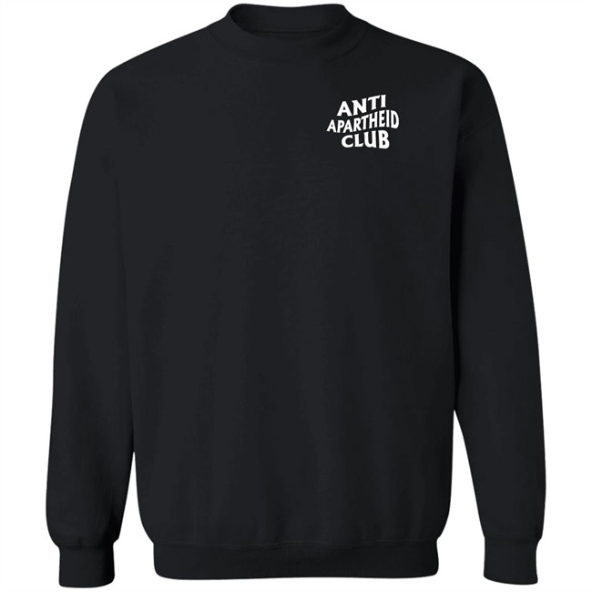 Paliroots Merch Anti Apartheid Club Black Long Sleeve T Shirt Paliroots Merch Anti Apartheid Club Black Long Sleeve T Shirt