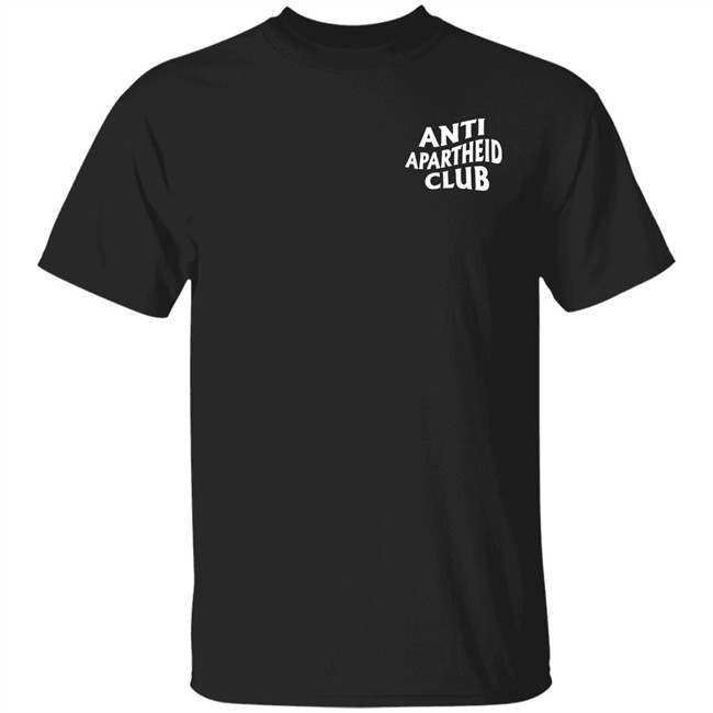 Paliroots Merch Anti Apartheid Club Black Long Sleeve T Shirt Paliroots Merch Anti Apartheid Club Black Long Sleeve T Shirt