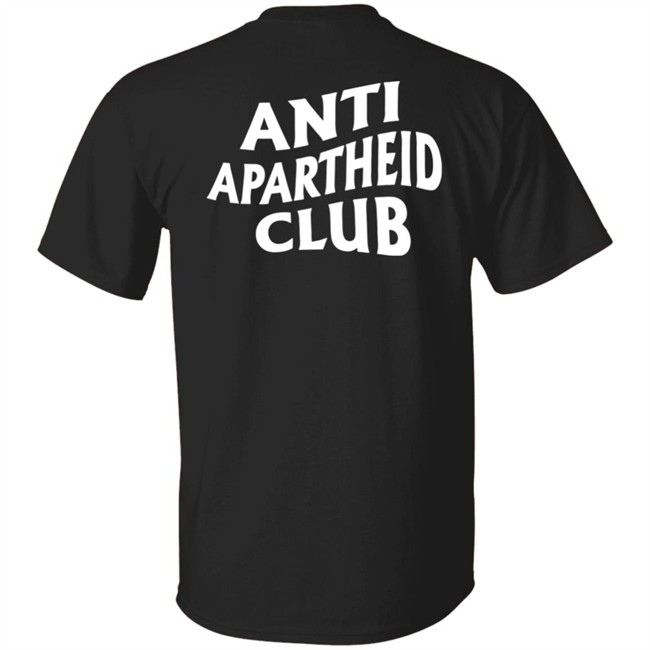 Paliroots Merch Anti Apartheid Club Black Long Sleeve T Shirt Paliroots Merch Anti Apartheid Club Black Long Sleeve T Shirt