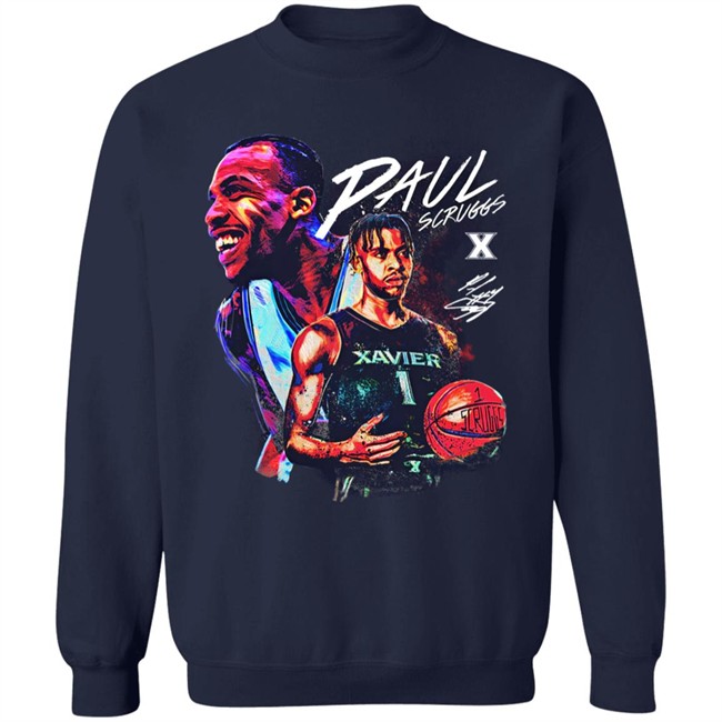 Paul Scruggs Player Tee Shirt Cincy Shirts Merch Xavier Basketball Paul Scruggs Player Tee Shirt Cincy Shirts Merch Xavier Basketball